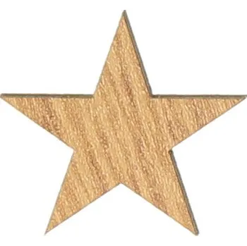 Vánoční dekorace Naše galanterie Hvězdička 3cm