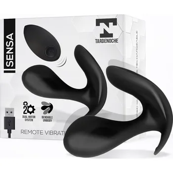 Anální kolík Tardenoche Sensa Butt Plug with Remote Control Black