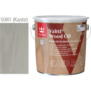 Olej na dřevo Tikkurila Valtti Wood Oil - PUUÖLJY - 2,7L - 5081 - Kaste + dárek k objednávce nad 1000Kč
