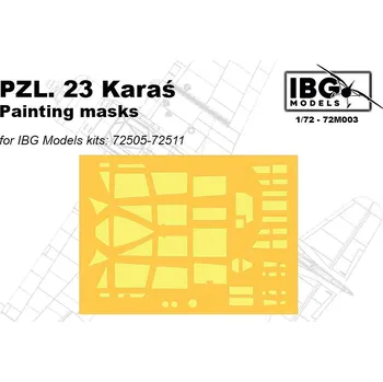 Plastikový model IBG 1/72 PZL. 23 Karas Painting Mask set