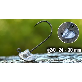 Rybářský háček Jigová hlavička REDBASS StandUp Pro Sickle 5ks #2/0 5g