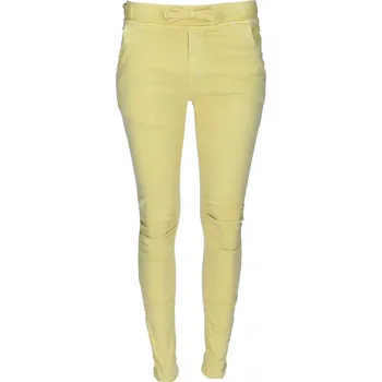 Dámské džíny Kalhoty jeans color A1355/5303/MC-8139 Itálie barva: žlutá, Velikost: S