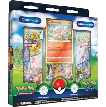Sběratelská karetní hra Pokémon TCG GO Pin Box Charmander