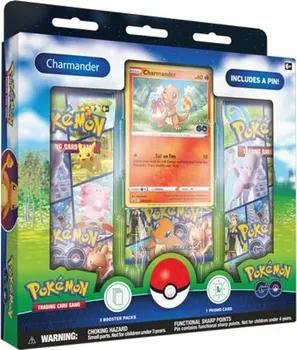 Sběratelská karetní hra Pokémon TCG GO Pin Box Charmander