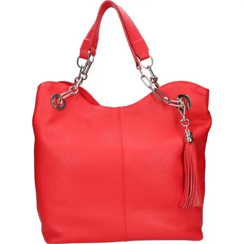 Kabelka Dámská kožená kabelka Facebag Sofia - červená