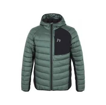 Hannah REVEL HOODY dark forest/anthracite L; Zelená bunda + DÁREK DLE VÝBĚRU!