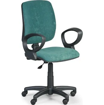 Kancelářská židle s područkami KZ 9932-zelená/KP