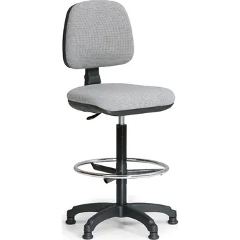 Kancelářská židle s opěrným kruhem KZ 9605-šedá/KP