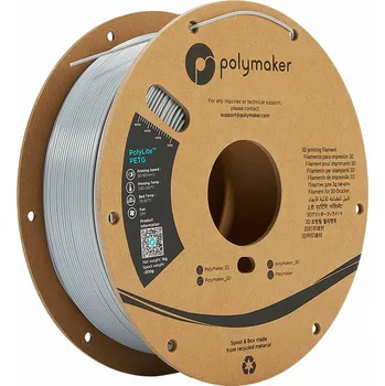 3D tisk Polymaker PolyLite PETG šedá 1,75mm 1kg