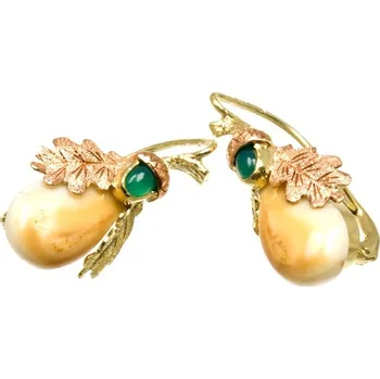 Šperk ŠPERKY-NM Zlaté náušnice 067 s grandlí