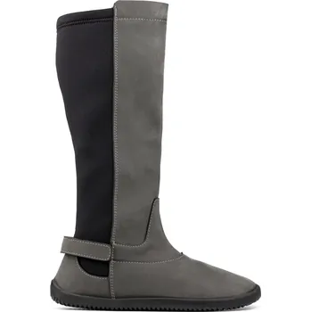 Dámské kozačky Ahinsa barefoot zimní kozačky šedý nubuk Velikost: 41