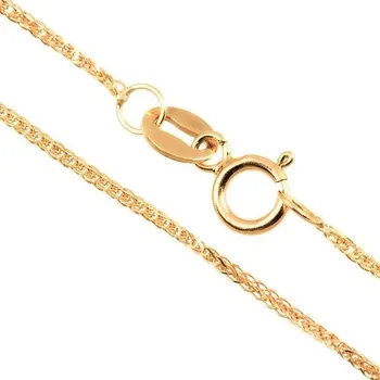 Řetízek ŠPERKY-NM, Zlatý dámský řetízek liščí ocas 1608 Délka řetízku: 42 cm