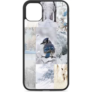 Náhradní kryt pro mobilní telefon Kryt na mobil iPhone blue xmas iPhone: 13 Pro Max