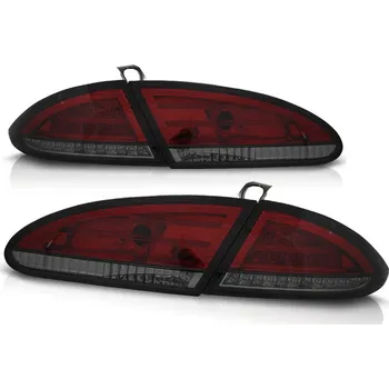 Zadní světlomet Tuning Tec Zadní světla SEAT LEON 06.2005-2009 červeno-kouřové LED