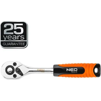 Gola hlavice Neo Tools 08-504 Ráčna 1/4" 45 zubů 150mm