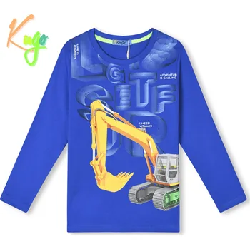 Chlapecké tričko Chlapecké triko - KUGO HC0717, modrá Barva: Modrá, Velikost: 98