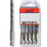 Vrtáky sada HSS - 5ks - 2-6mm - šestihran WITTE