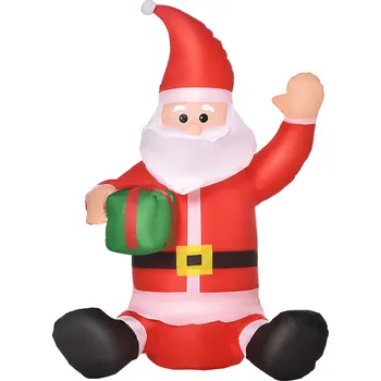 Vánoce Nafukovací Santa Claus 120 cm včetně osvětlení