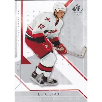 Sběratelská karetní hra řadová karta ERIC STAAL 06-07 SP Authentic číslo 82