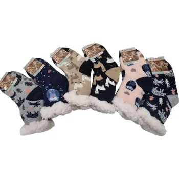 Dětské termo ponožky Emi Ross Dětské teplé ponožky s kožíškem