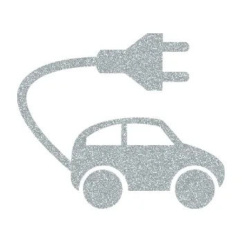 samolepka Elektro auto 002 pravá symbol zásuvka (91 - Ultra Metalic stříbrná metalíza) SAMOLEPKA NA AUTO, NÁLEPKA, FÓLIE, POLEP, TUNING, VLASTNÍ TEXT, TISK, AUTOSAMOLEPKY.cz, POLEPY, OBRÁZEK, LOGO, 3D STICKERS