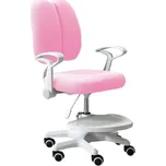 Tempo Kondela Rostoucí židle s podnoží a šlemi, růžová / bílá, ANAIS