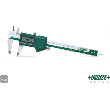 Posuvné měřítko Digitální posuvné měřítko 150/0,01 mm IP67 kulatý hloubkoměr, posuvové kolečko INSIZE