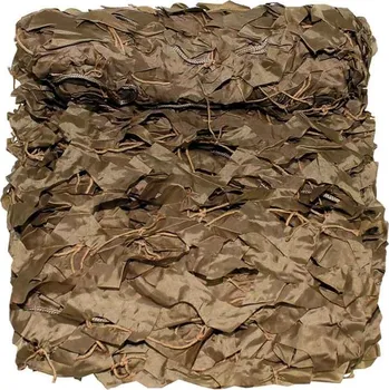 Krycí plachta Maskovací síť MFH 2x3m Coyote Tan Hnědá (Levné maskovací sítě na balkóny, altánky a terasy 2 x 3m)