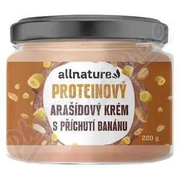 Allnature Arašíd. protein krém příchuť banán 220g
