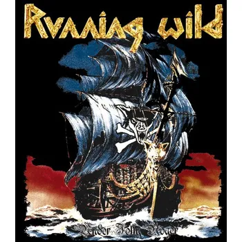 Nášivka nášivka na záda, zádovka Running Wild - Under Jolly Roger