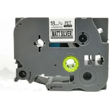 Pásek do tiskárny Alternativní páska Brother TZ-M941/TZe-M941 18 mm x 8 m černý tisk/stříbrný podklad