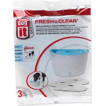 Akvarijní filtr Náplň uhlíková a molitan do fontány DOGIT Zeus New (3ks)