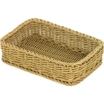 Nákupní košík Košík polyratan GN 1/4 světlý