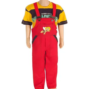 Kšandy Dětské montérky na šle Maja (Levné montérky pro děti s včelkou Majou)