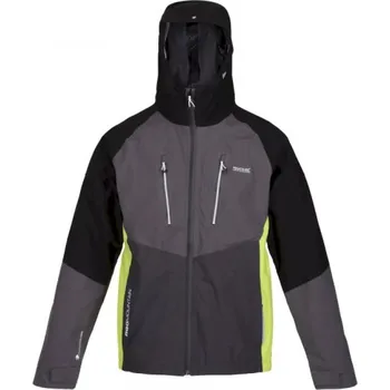 Pánská softshellová bunda bunda Regatta Sacramento VIII, black/dark/grey - vel. XXL 117644