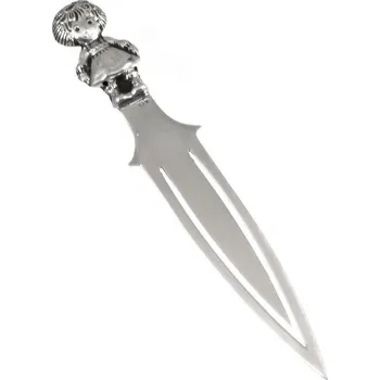 Záložka ŠPERKY-NM, Stříbrná záložka panenka 195