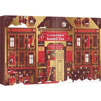 Recenze Kusmi Tea Le Grand Hotel adventní BIO kalendář 2022 Čaj Recenze Kusmi Tea Le Grand Hotel adventní BIO kalendář 2022