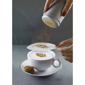 Cilio Zdobící šablony na cappuccino ART 6 ks
