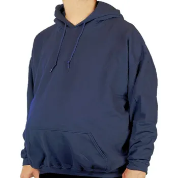 Pánská mikina TifanTEX Mikina nadměrná velikost Modrá s kapucí 3XL, 4XL, 5XL