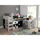 Patrová postel Toledo 1 Barevné provedení: bílá/černá