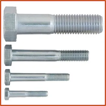 Šroub Šroub M 8 x 60 Zn, 8.8, DIN 931 (Šroub šestihranný s částečným závitem)