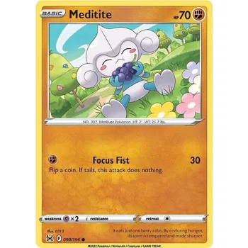 Sběratelská karetní hra Meditite 099/196 - Lost Origin Typ karty: Non-Holo