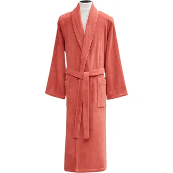 Pánský župan Soft Cotton Pánský a dámský župan MICRO COTTON, Terakota, 380 g / m², Česaná prémiová bavlna 100% MICRO, Dlouhý - vel. L