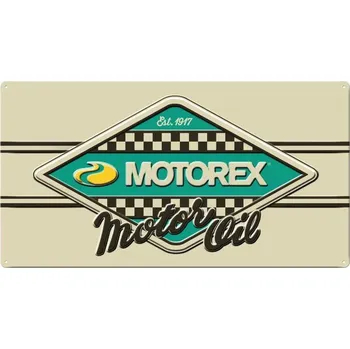Auto-moto MOTOREX | Plechová cedule MOTOREX Motor Oil Est. 1917