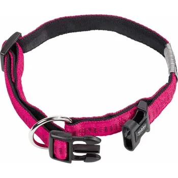 Pro psa Obojek NOBBY Soft Grip nylonový růžový 2,5x50-65cm