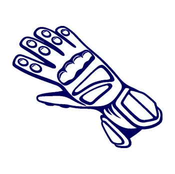 Samolepící dekorace SAMOLEPKA Motorkářské rukavice 002 levá (23 - tmavě modrá) NA AUTO, NÁLEPKA, FÓLIE, POLEP, TUNING, VLASTNÍ TEXT, TISK, AUTOSAMOLEPKY.cz, POLEPY, OBRÁZEK, LOGO, SAMOLEPKY