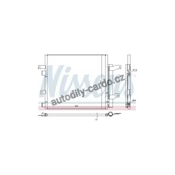 Chladič motoru Chladič klimatizace NISSENS 940536