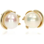 Zlatnictví Helios Náušnice s perlou B50297