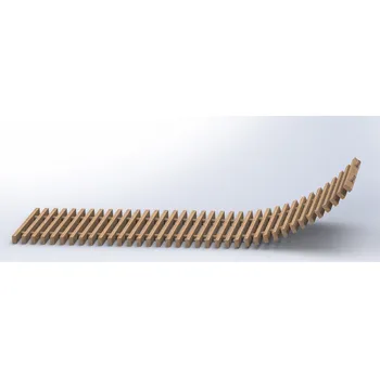 Radiátor BOKI PML mřížka 170mm / 900mm, Dub (lesklý lak) - elox přírodní
