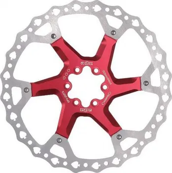 Brzda na kolo brzdový kotouč A2Z TY-SPV-TS 203mm červený